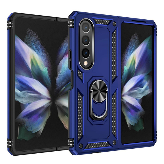 Pancéřové pouzdro pro Samsung Galaxy Z Fold 4 5G, Nox Case Ring, modré