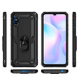 Pancéřové pouzdro pro Xiaomi Redmi 9A, Nox Case Ring, černé