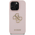 Pouzdro GUESS Grained Big 4G and Classic Logo pro iPhone 16 Pro