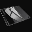 Pouzdro pro Samsung Galaxy Tab A9+, silikonové, průhledné