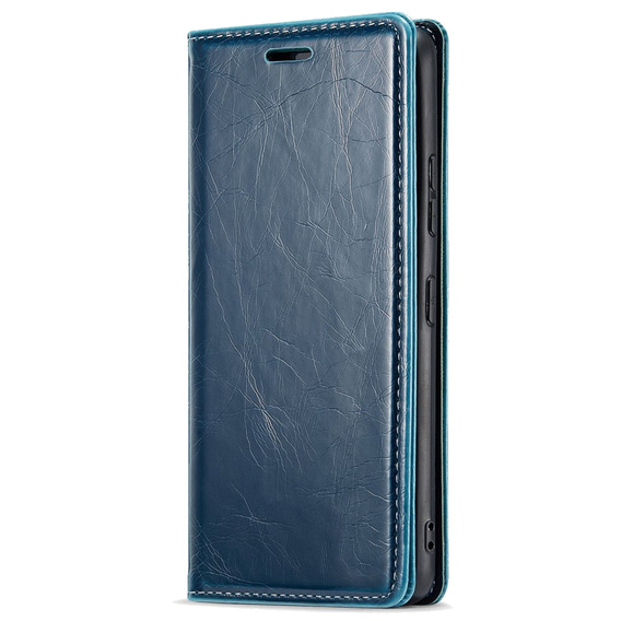 Klopové pouzdro pro Samsung Galaxy A54, ERBORD Waxy Wallet, modré