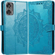 Klopové pouzdro pro Motorola Moto G85, Mandala, modré