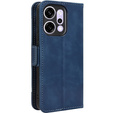 Klopové pouzdro pro Oppo Reno 14, slot na karty, peněženka, tmavě modré