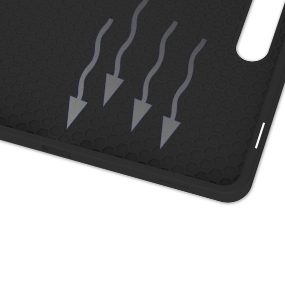 Pouzdro pro Samsung Galaxy Tab S10 FE+ Plus, Smartcase s prostorem pro stylus, černé