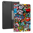 Pouzdro pro Lenovo Tab Plus, Smartcase, graffiti