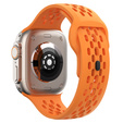 Silikonový řemínek pro Apple Watch 1/2/3/4/5/6/7/8/SE/ULTRA 42/44/45/49MM, oranžový