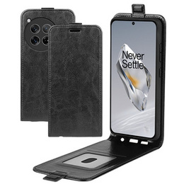 Klopové pouzdro pro OnePlus 12 5G, Flip, černé