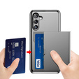 Pouzdro pro Samsung Galaxy A56 5G, Sliding Card Holder, šedé