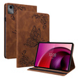 Pouzdro pro Lenovo Tab M11, Butterfly, hnědé