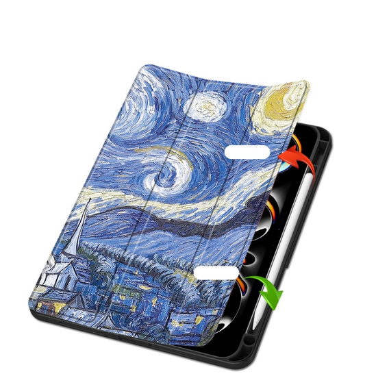 Pouzdro pro iPad Pro 11 2024, Smartcase, oil painting