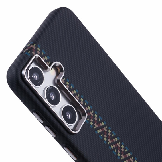 Pouzdro pro Samsung S25, Carbon Fiber MagSafe, černé