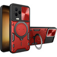 Pancéřové pouzdro pro Infinix Note 12 Pro 4G / Note 12 2023, CamShield Slide, červené