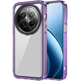 Pouzdro pro Realme 12 Pro 5G / 12 Pro+ 5G, Fusion Hybrid, transparentní / fialové