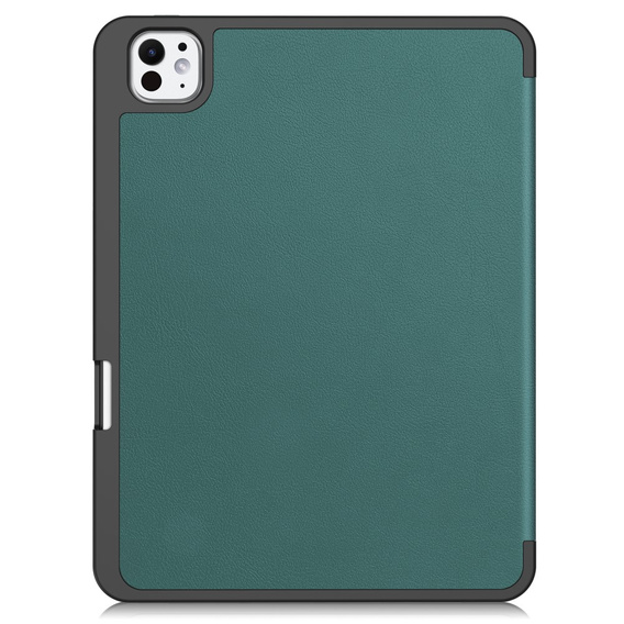Pouzdro pro iPad Pro 11" 2024 (5 gen.), Smartcase s prostorem pro stylus, zelené