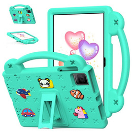 Dětské pouzdro pro T Tablet 5G, Cute Patterns, se stojánkem, zelené