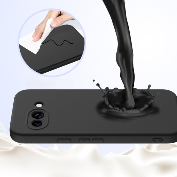 Pouzdro pro Google Pixel 9A, Silicone MagSafe, černé