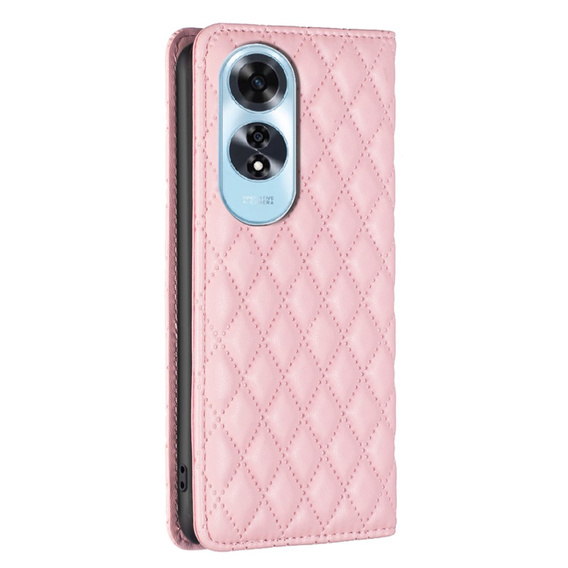 Klopové pouzdro pro Oppo A60, Wallet, BINFEN COLOR, růžové