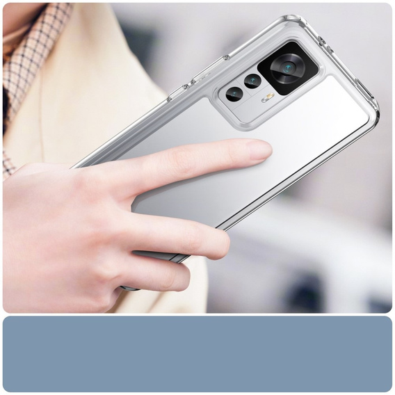 Pouzdro pro Xiaomi 12T Pro 5G, Fusion Hybrid, průhledné