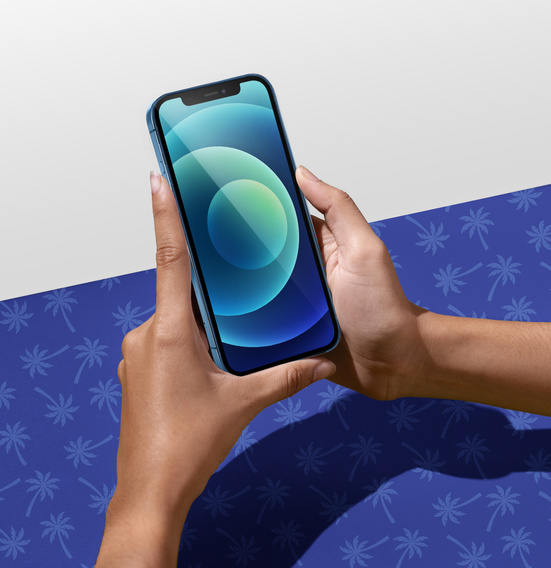 Tvrzené sklo Diamond Palm pro iPhone 12/12 Pro