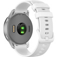 Pasek Silikonowy 18mm do Garmin Vivomove 3S / Vivoactive 4S, White