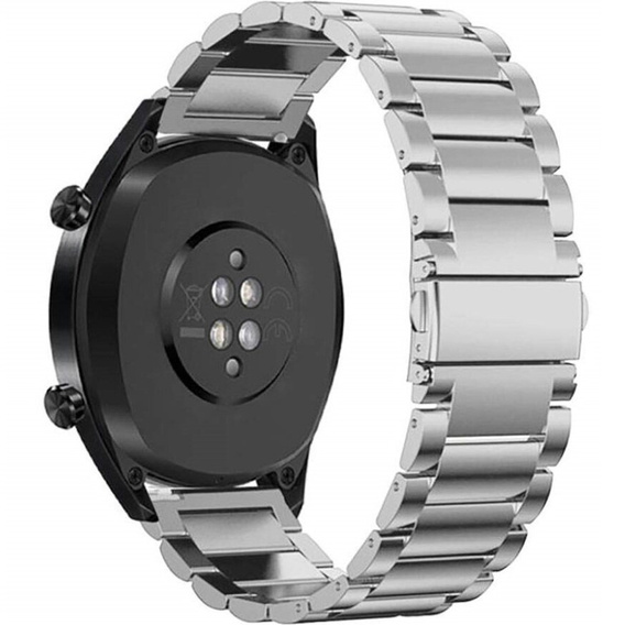 ŘEMÍNEK PRO HUAWEI WATCH 2 3 4 5 GT GT2 GT3 GT4 GT5 PRO GT2e 2e 46MM 48MM stříbrný