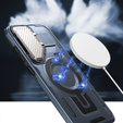 Pouzdro pro Samsung Galaxy S24 FE, Military MagSafe with camera protection, modré