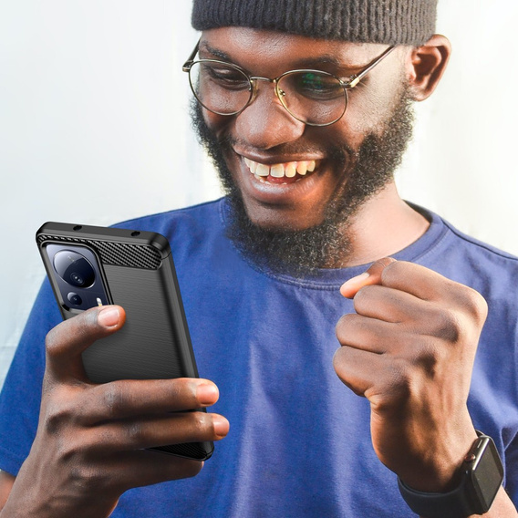 Pouzdro pro Xiaomi 13 Lite, Carbon, černé