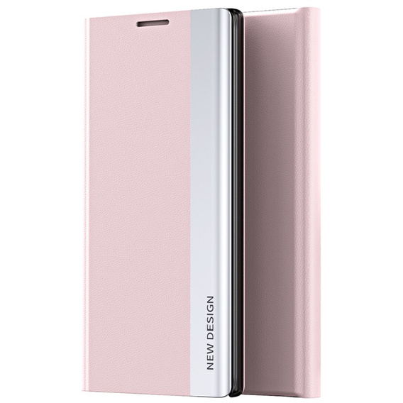 Klopové pouzdro pro Samsung Galaxy S22 5G, Side Magnetic, růžové