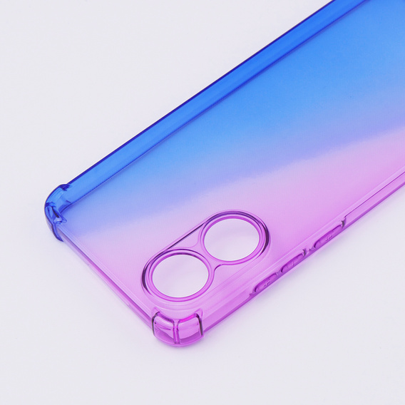 Pouzdro pro Oppo A78 4G, Gradient Dropproof, Fialová / modrá