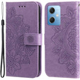 Klopové pouzdro pro Xiaomi Redmi Note 12 5G / POCO X5 5G, Mandala Flower, fialové