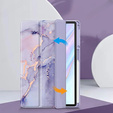 Pouzdro pro Apple iPad Air 11" 6 gen. 2024, Smartcase Hybrid, se slotem na stylus, Marble fialové
