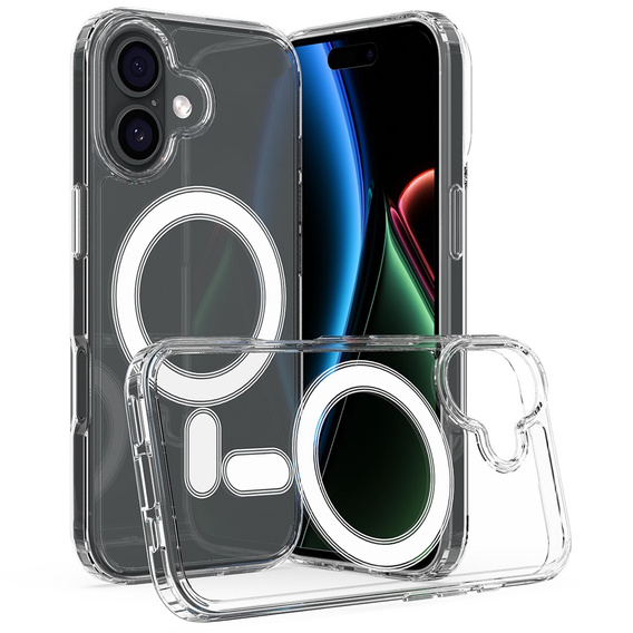 Pouzdro pro iPhone 17, pro MagSafe, průhledné
