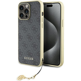 Pouzdro Guess 4G Charms s přívěskem pro iPhone 15 Pro
