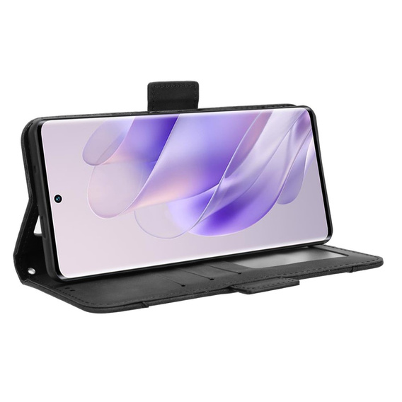 Klopové pouzdro pro Infinix Zero 30 5G, Card Slot, černémodré