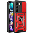Pouzdro pro Infinix Hot 50 Pro+ 4G, CamShield Slide, červené