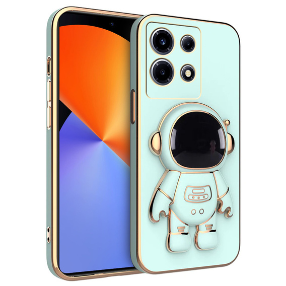 Pouzdro pro Infinix Note 30 VIP, Astronaut, zelené