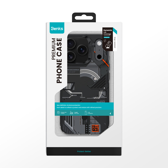 Pouzdro BENKS Dynamic Magnetic Mecha (D069) pro iPhone 17 Pro