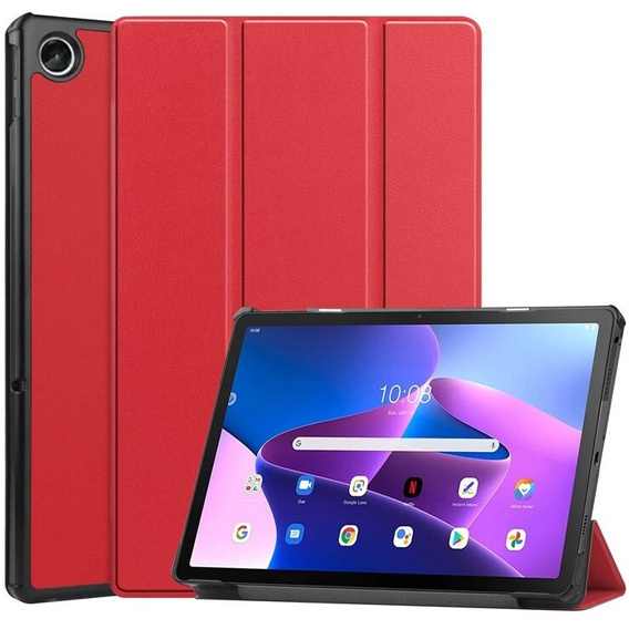 Pouzdro pro Lenovo Tab M10 Plus 10.6 Gen 3 TB-125F TB-128F, Smartcase, červené