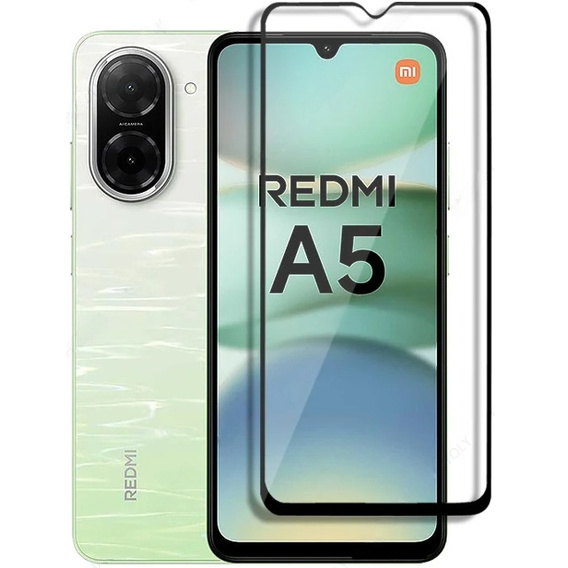3D tvrzené sklo pro Xiaomi Redmi A5, černý rámeček