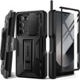 Pancéřové pouzdro pro Samsung Galaxy Z Fold6 5G, řada TONGATE MECH s kroužkem, černé