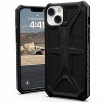 Pouzdro Urban Armor Gear pro iPhone 14 Plus, Monarch, Kevlar černé