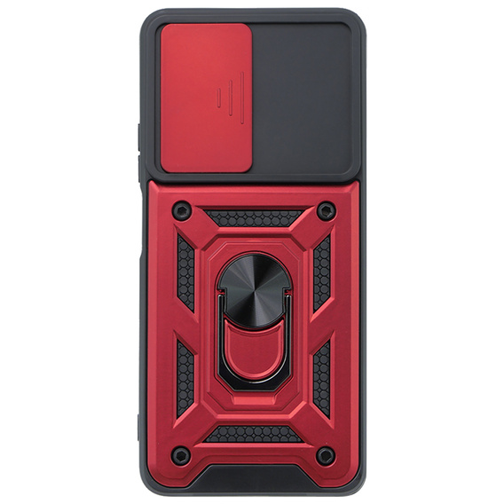 Pouzdro pro Motorola Moto E14, CamShield Slide, červené