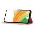Klopové pouzdro pro Samsung Galaxy A25 5G, růžové rose gold + 9H sklo  