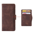 Klopové pouzdro pro Realme 14 Pro 5G, Card Slot, hnědé