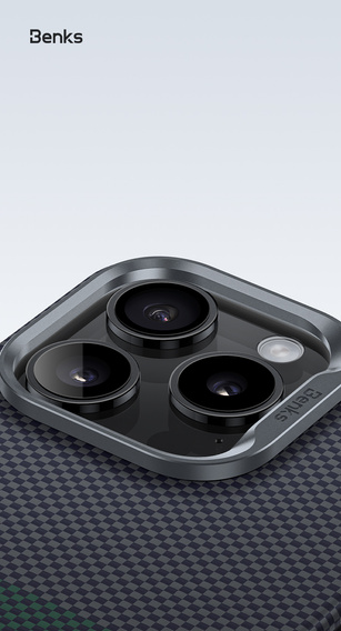 Pouzdro BENKS Kevlar Magnetic Armor Pro Aurora 600D B062 pro MagSafe pro iPhone 15 Pro Max