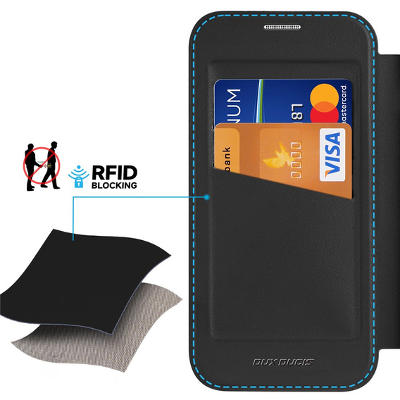 Dux Ducis pouzdro pro iPhone 17, Skin X Pro, s klopou, pro MagSafe, černé