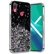 Pouzdro pro Huawei Y7 2019, Glittery, černé