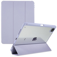 Pouzdro pro iPad Pro 11 2022 / 2021 / 2020 / 2018, Smartcase Hybrid, se slotem na stylus, fialové