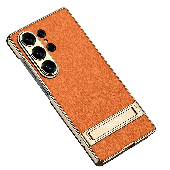 Pouzdro Electro Frame Leather s podstavcem pro Samsung Galaxy S26 Ultra