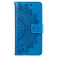 Klopové pouzdro pro Xiaomi Redmi A3, Mandala, modré